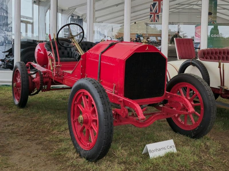 Mercedes Simplex de perfil — pre-guerra (1900s)